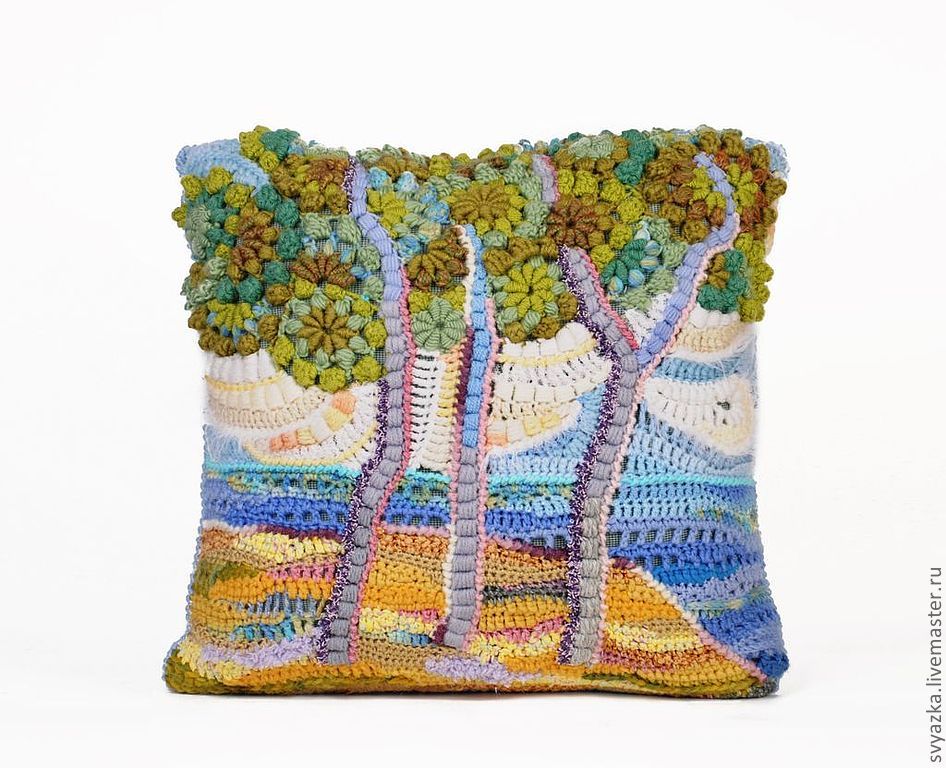 Crochet landscape