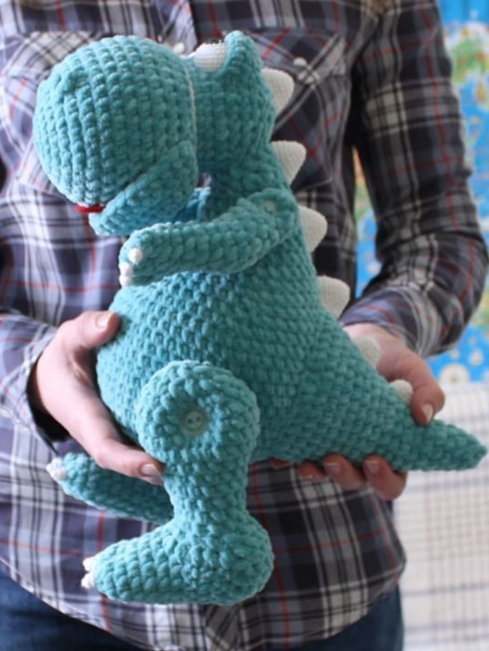 Baby dino crochet pattern