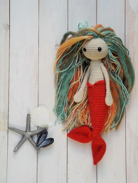 Crochet little mermaid