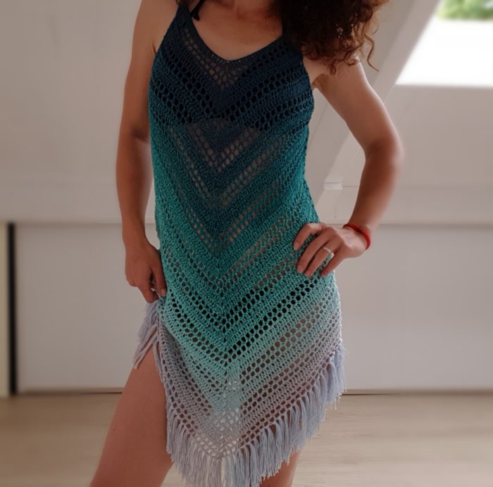 Sea breeze cover up crochet pattern