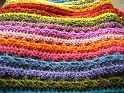 Cosy stripe crochet pattern