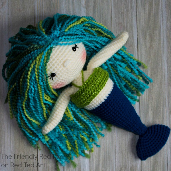 Little mermaid amigurumi pattern