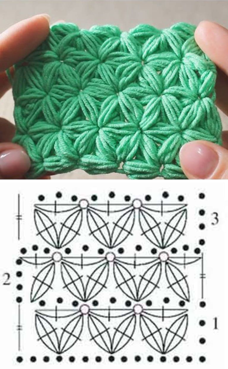 Jasmine stitch crochet