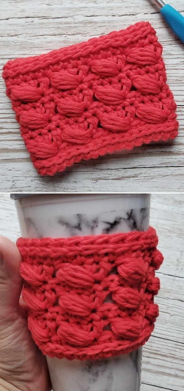 Goldberry Coffee Cup Cozy Free Crochet Pattern