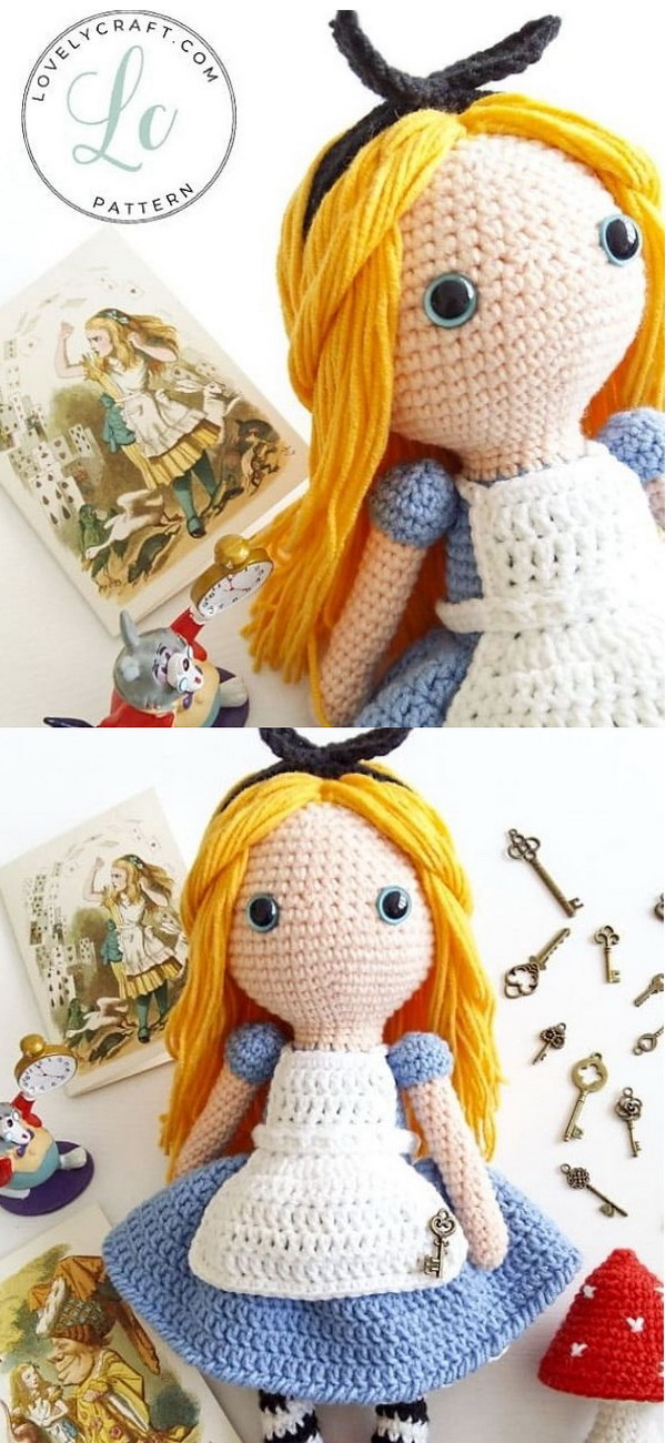 Alice in Wonderland Amigurumi