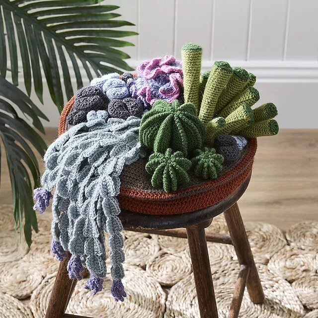 13 Spunky Crochet Cactus Patterns
