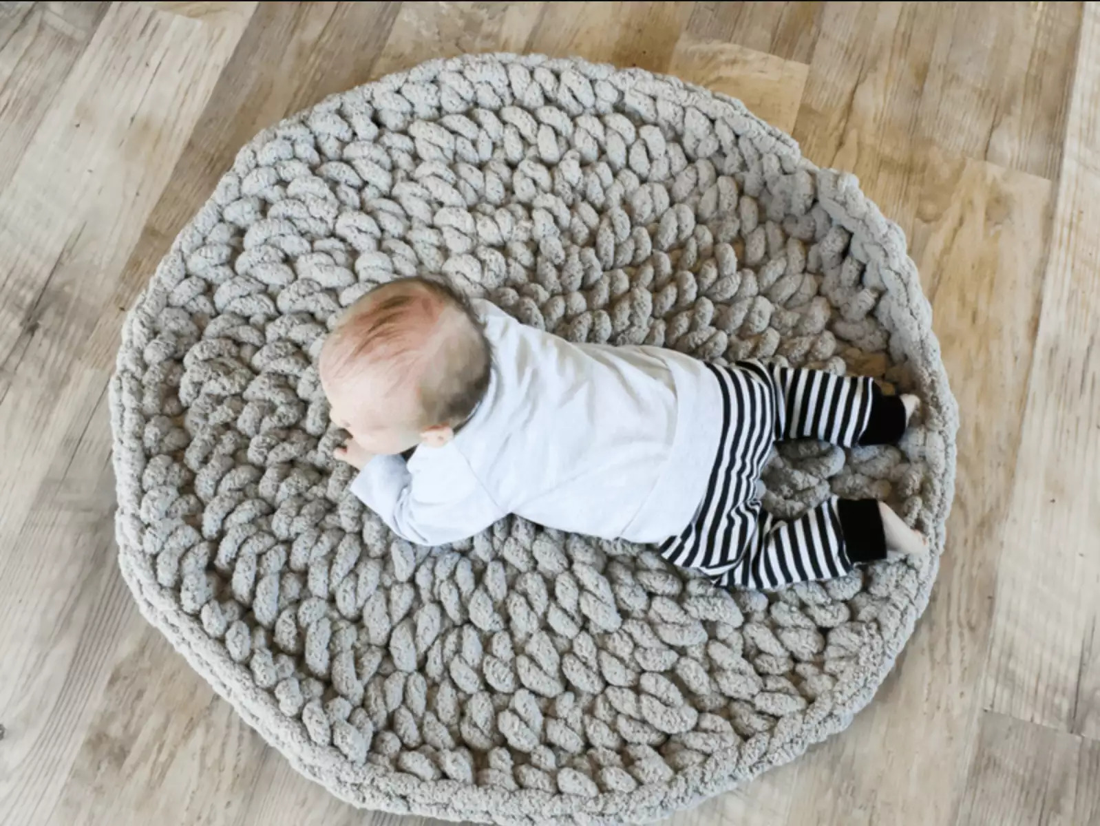 Give Baby a Crocheted Place to Play