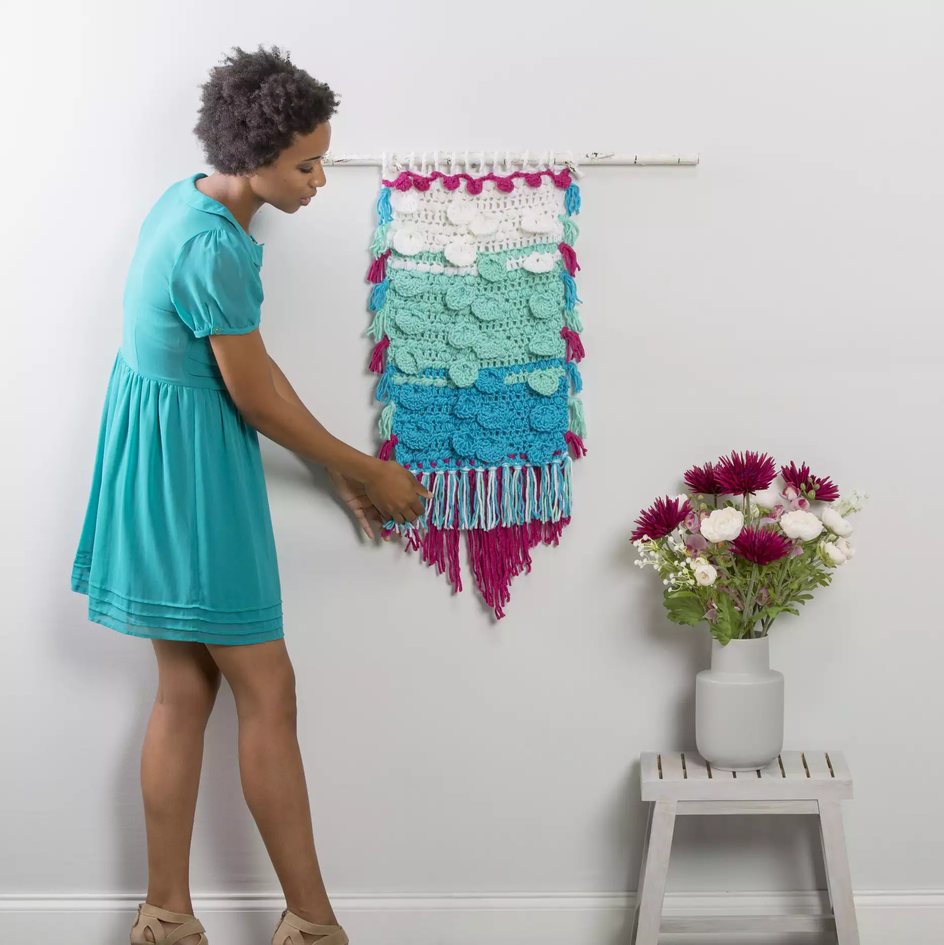 Feel the Texture of Crochet on Your Wall