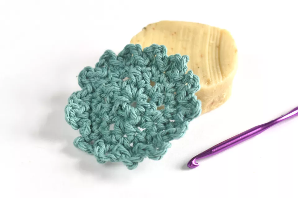 How to Crochet Reusable Face Scrubbies