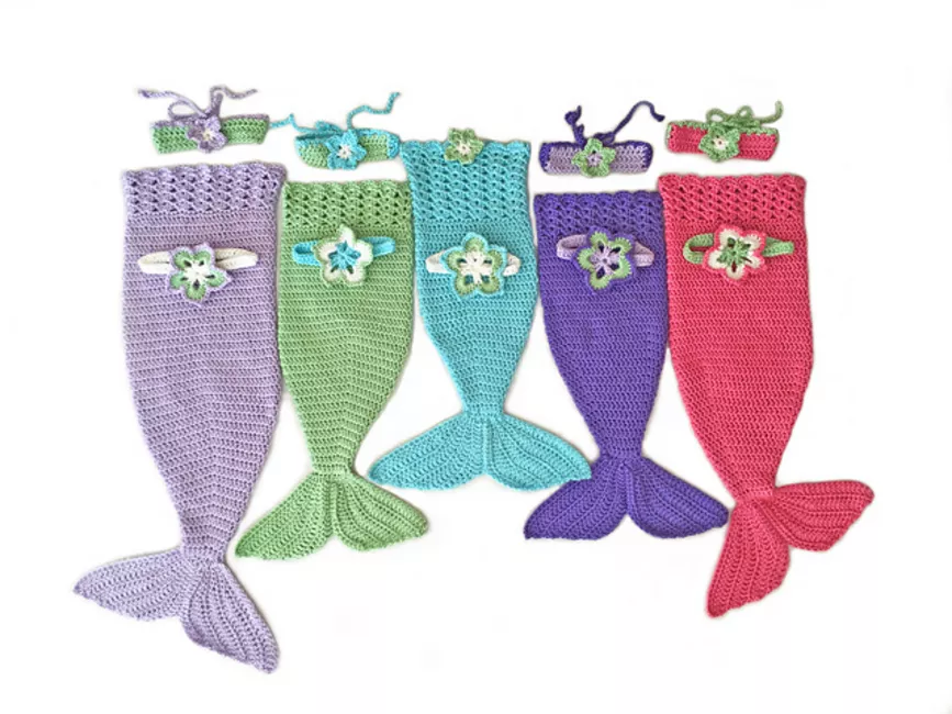 Crochet Mermaid Tail for Babies and Children