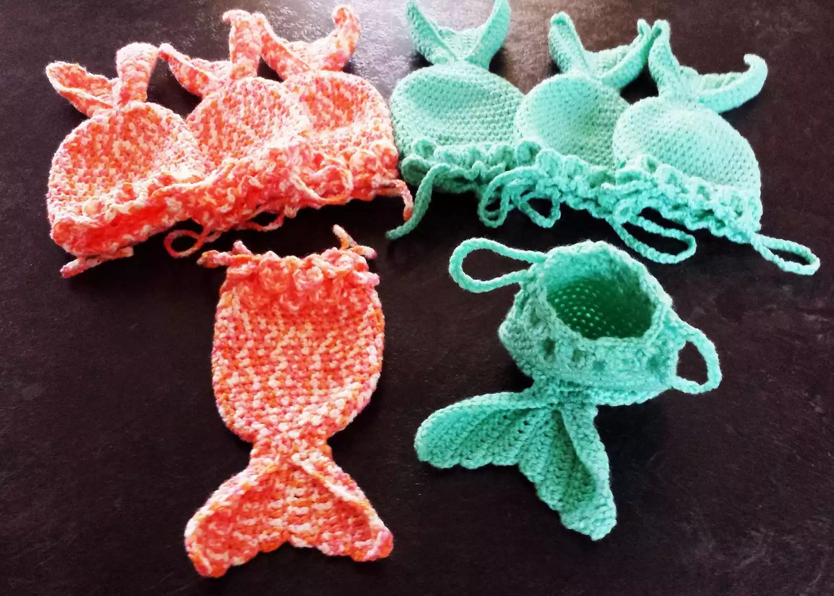 Mermaid Tail Treat Bag Free Crochet Pattern
