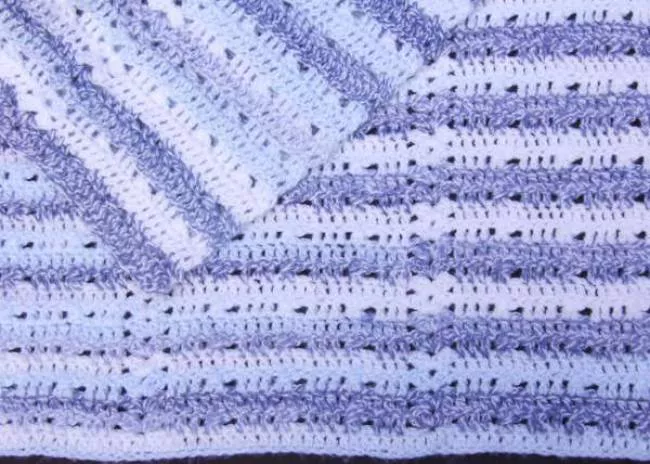Shell Stitch Blanket Free Crochet Pattern