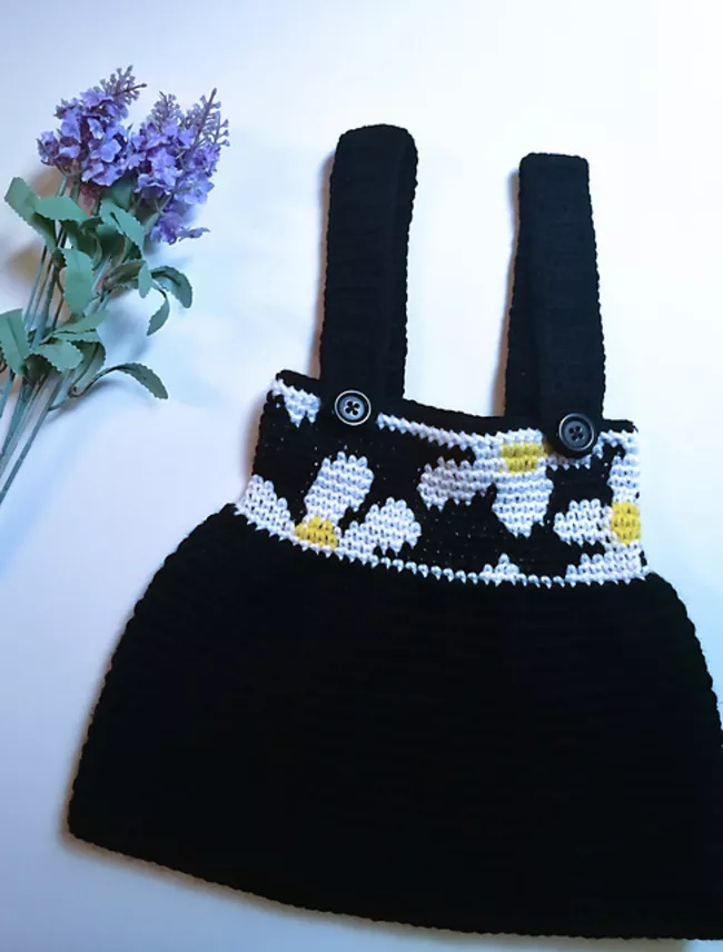 Daisy Crochet Baby Dress