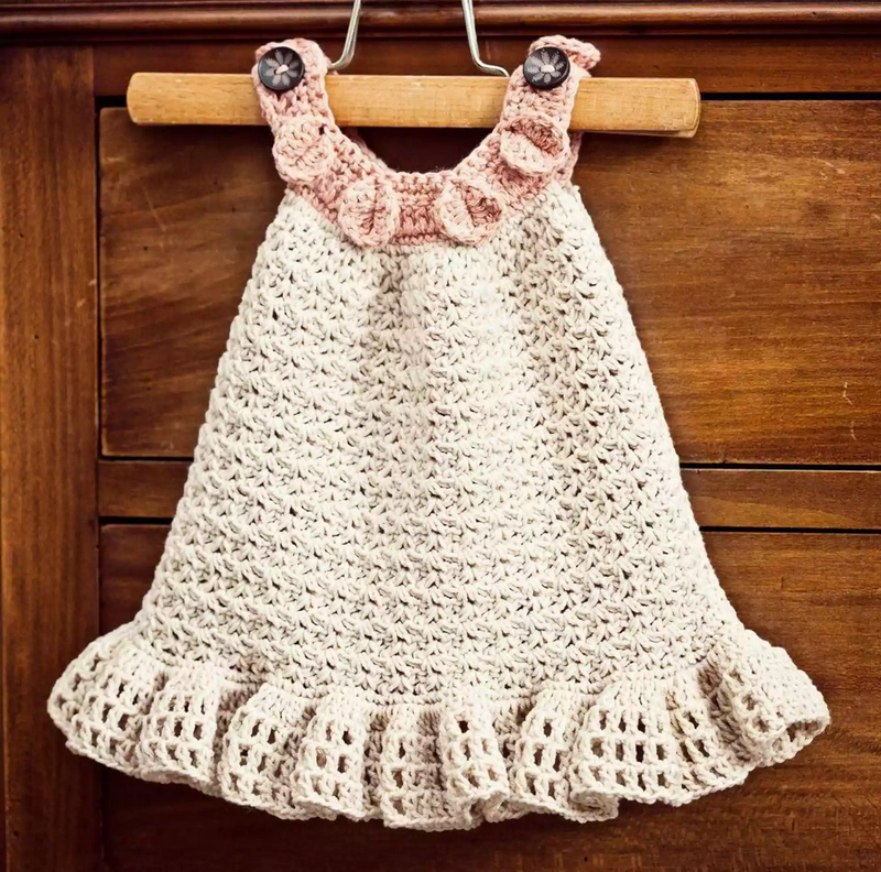 Halter Ruffle Dress Crochet Pattern