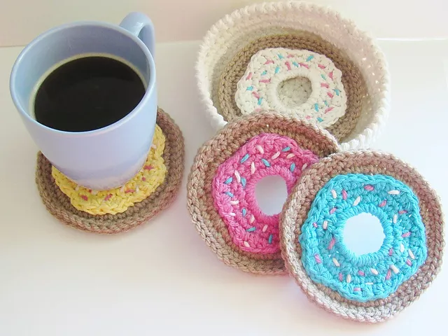 Doughnut Coasters