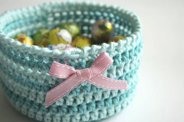 Basic Crochet Basket Tutorial