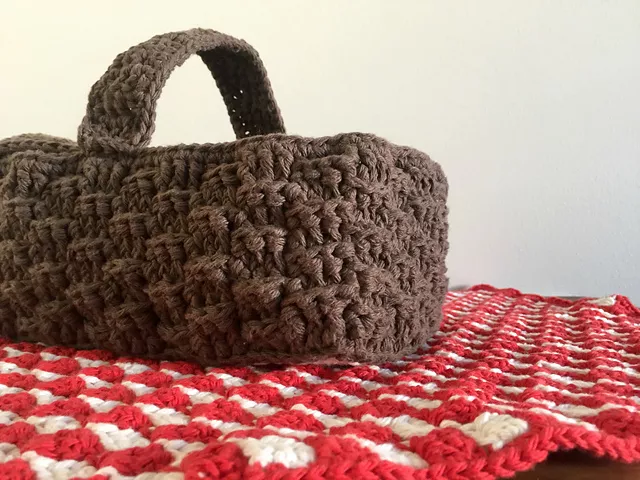Crochet Picnic Basket Free Pattern