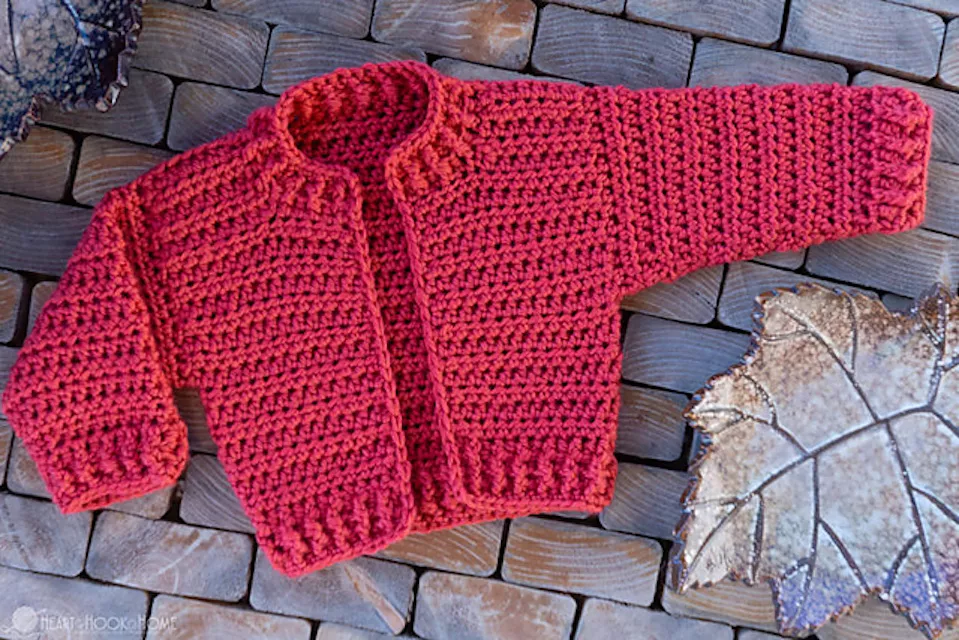 Bomber-Style Crochet Cardigan