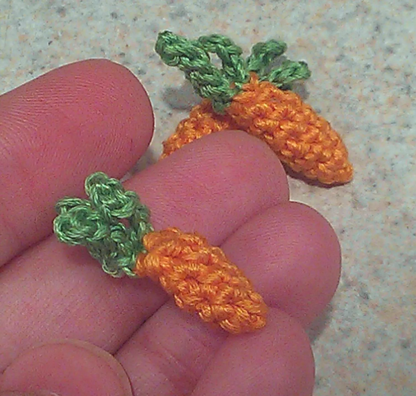 Small Carrots Free Crochet Pattern