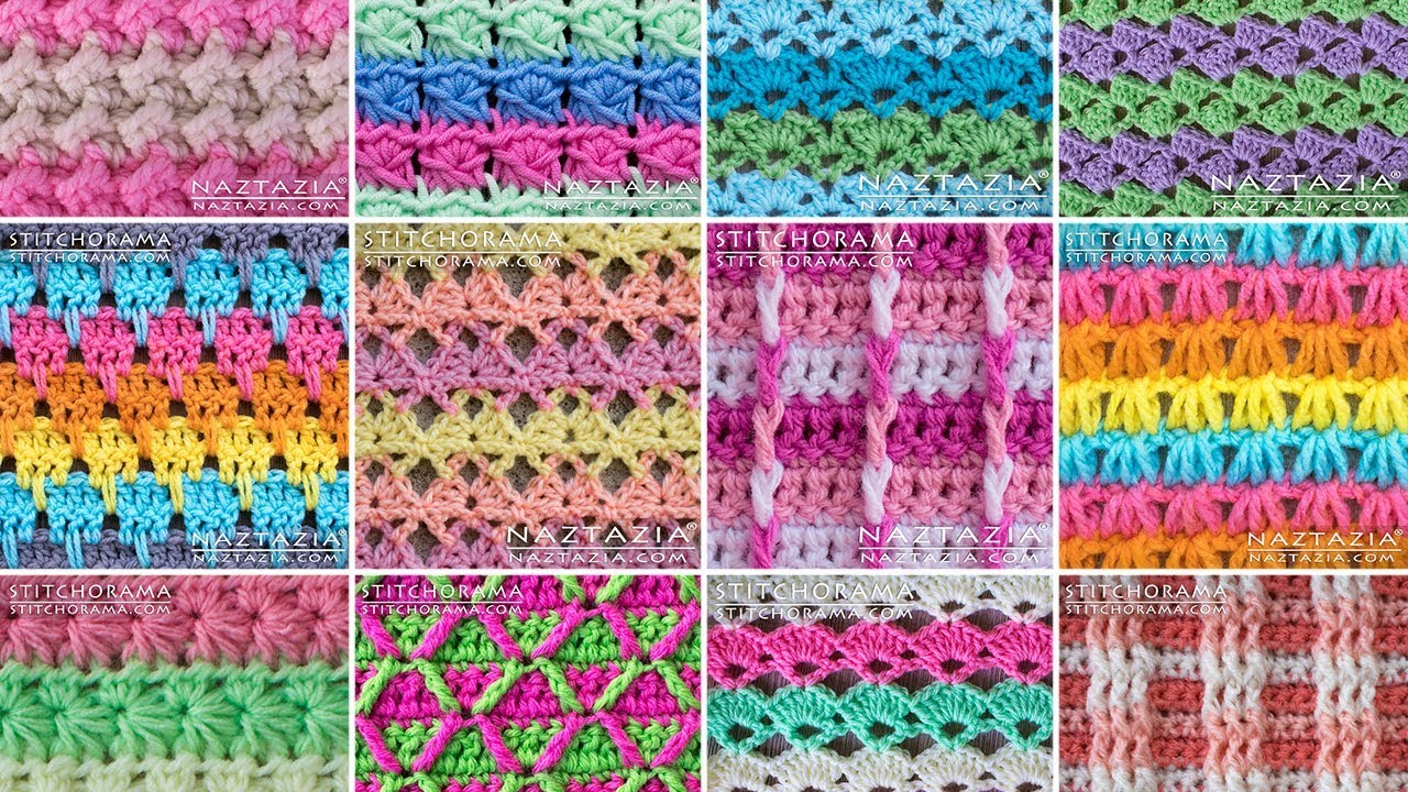 Naztazia crochet stitches