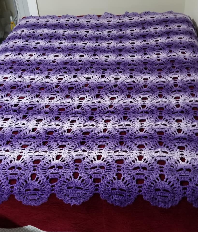 Lost souls crochet blanket