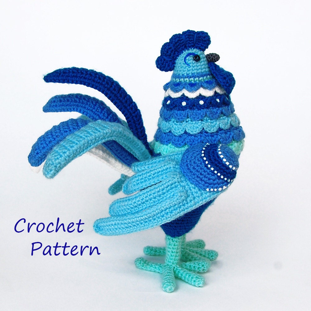 Rooster crochet pattern