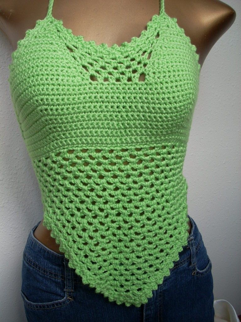 Free crochet halter top patterns » Weave Free Crochet, Knitting ...