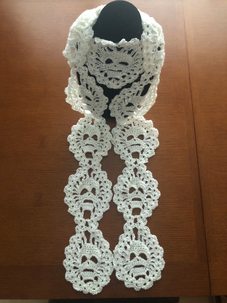 Lost souls crochet scarf