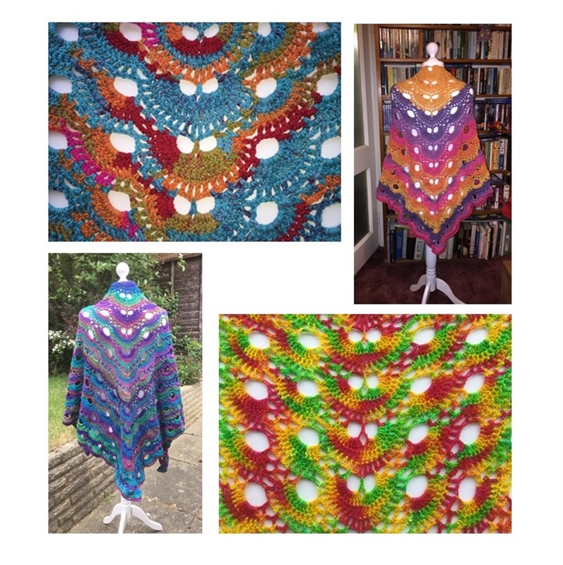 Easy virus shawl pattern