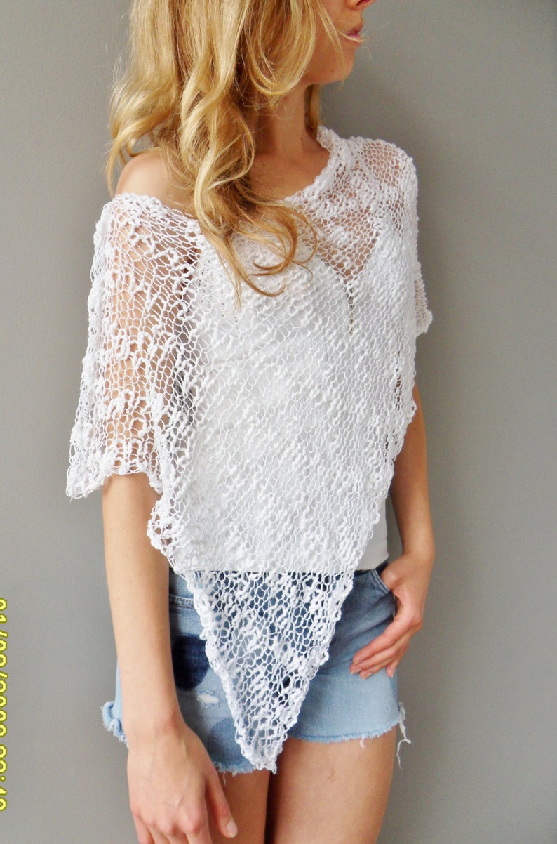 Summer poncho tops