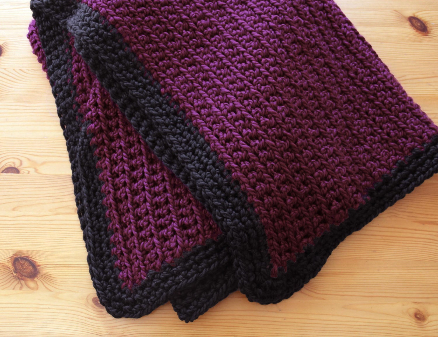 Fat crochet blanket