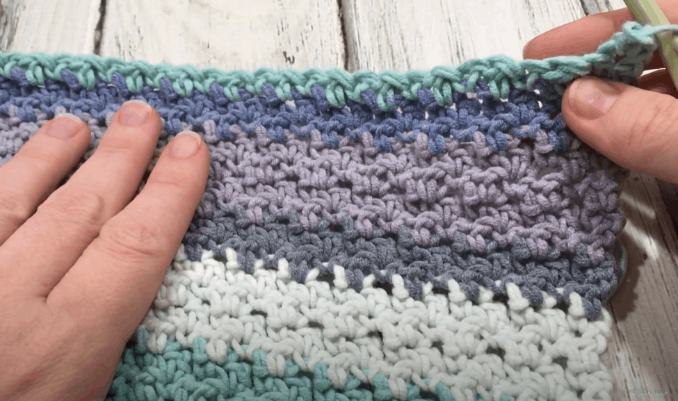 Lemon peel stitch crochet
