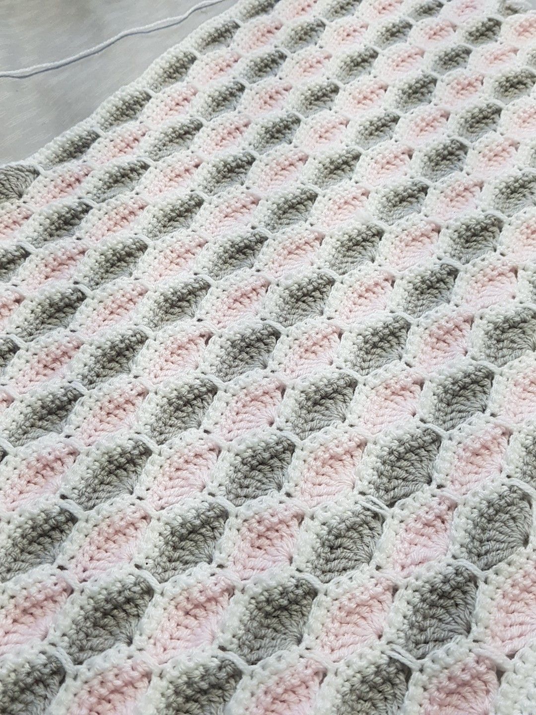 Josephine baby blanket by willow yarns
