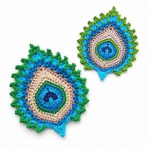 Peacock feather crochet