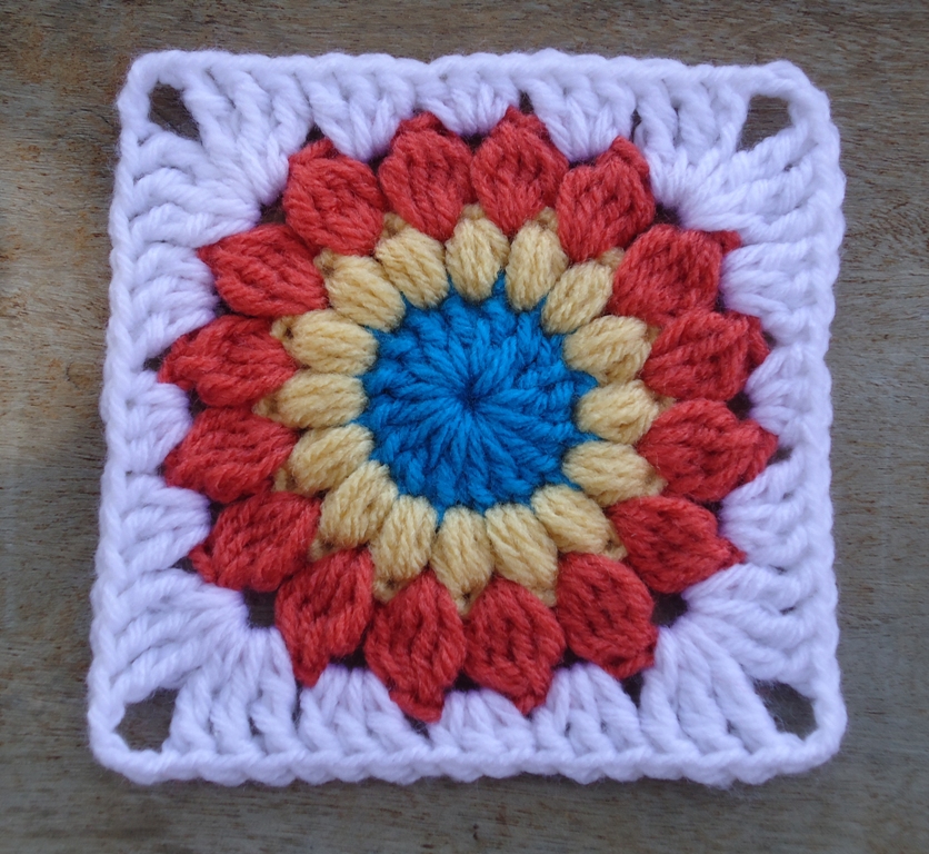 Sunburst crochet pattern