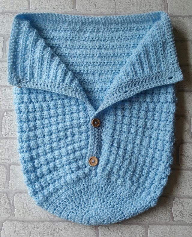Crochet baby sleeping bag pattern free