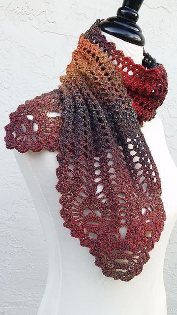 Lost souls crochet scarf