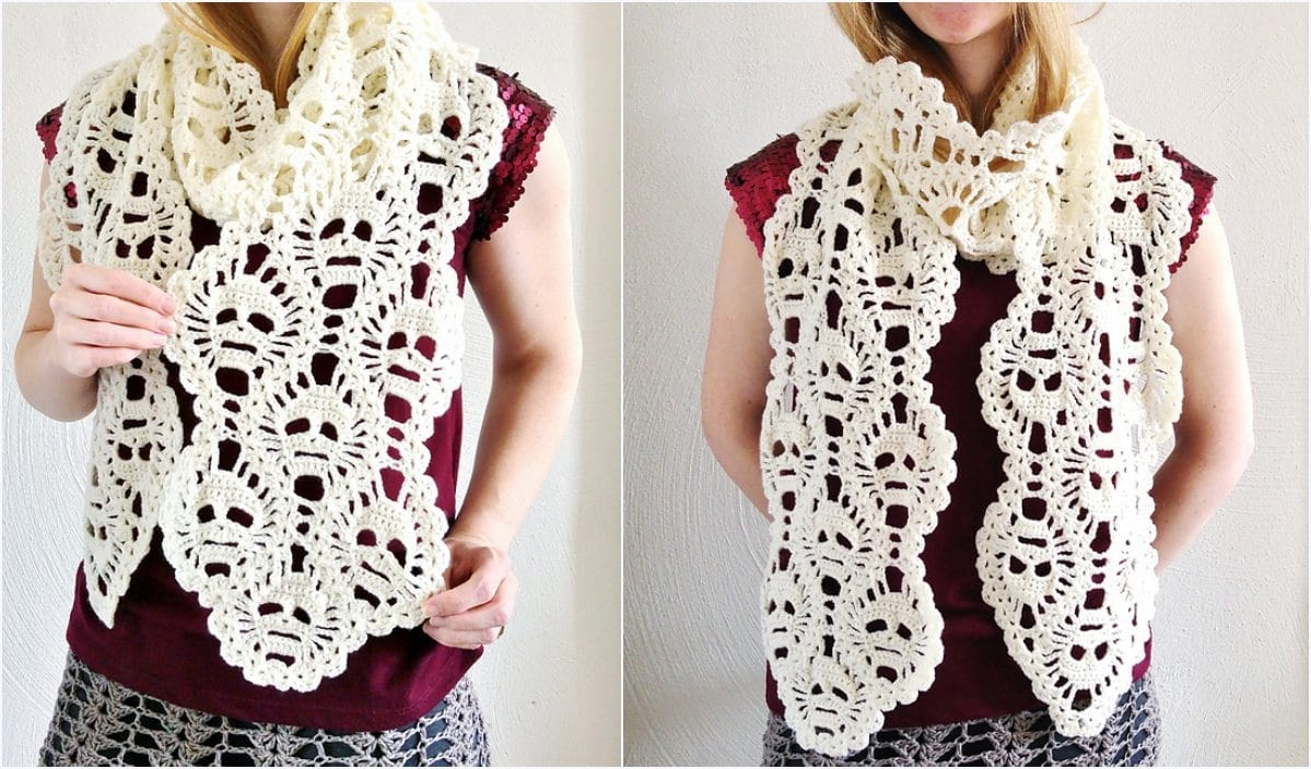 Lost souls scarf crochet pattern