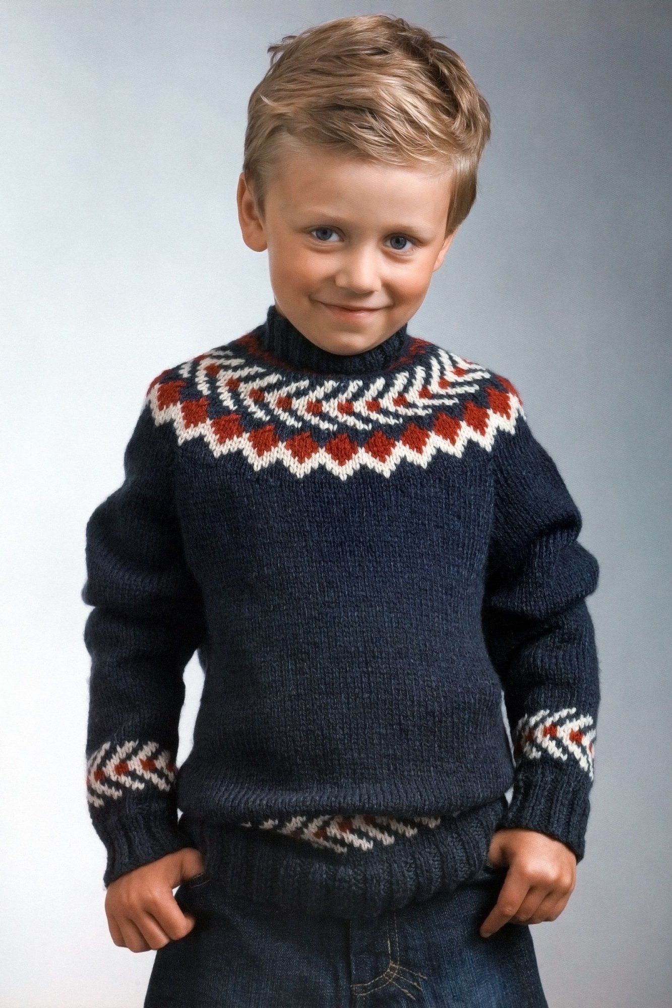Kids nordic sweater