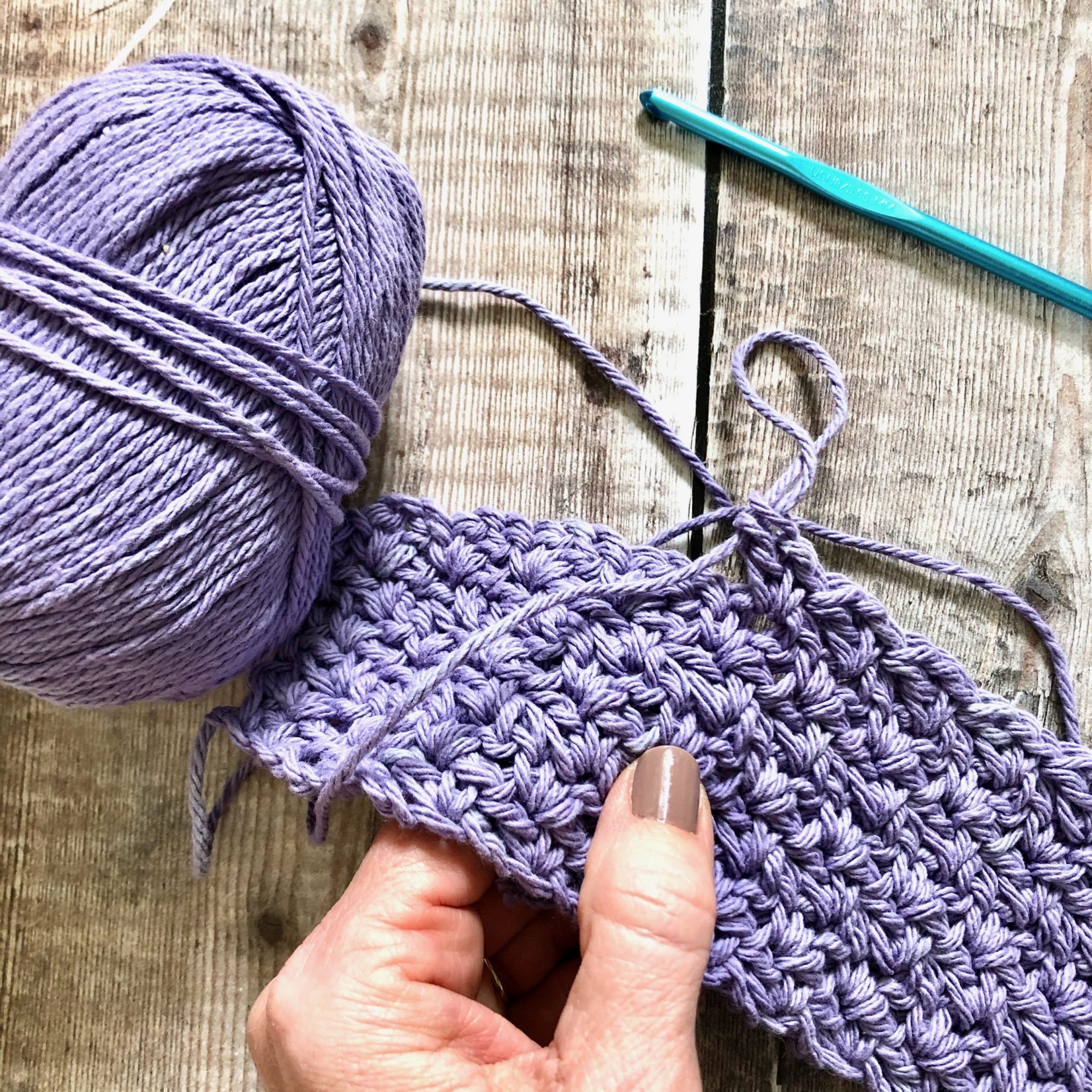 Wattle stitch crochet