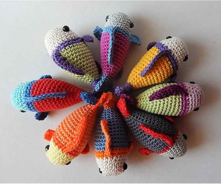 Free fish crochet pattern