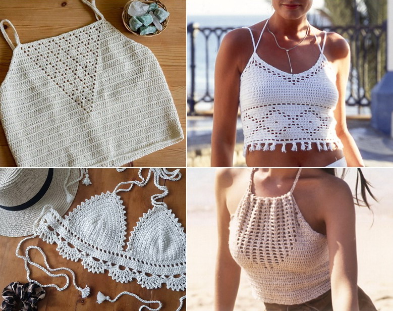 Bea crop top crochet pattern