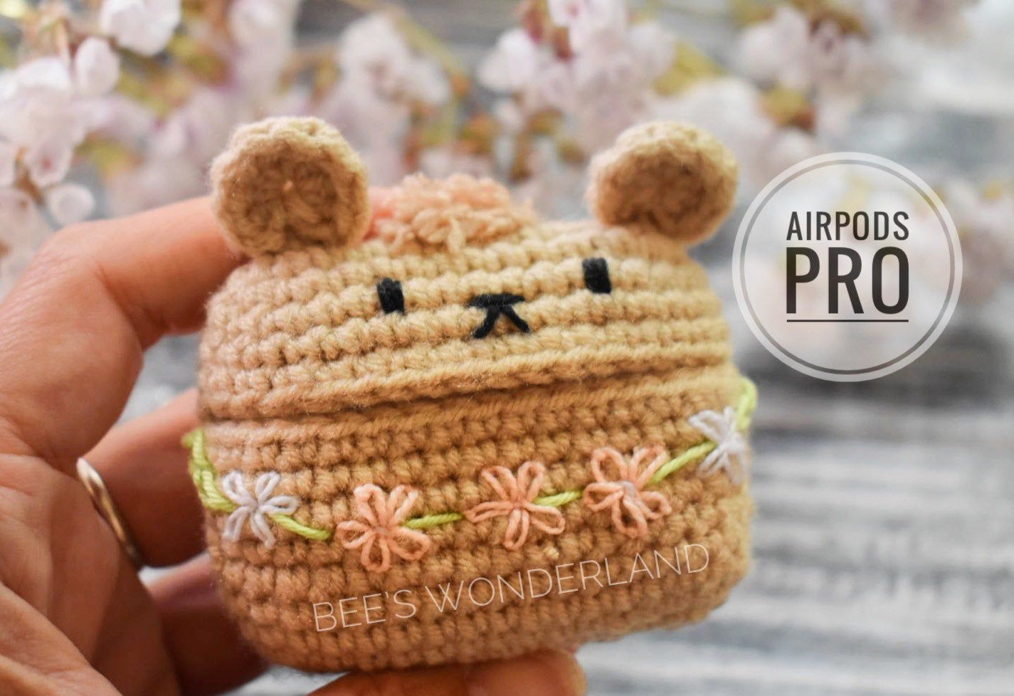 Airpod crochet case pattern
