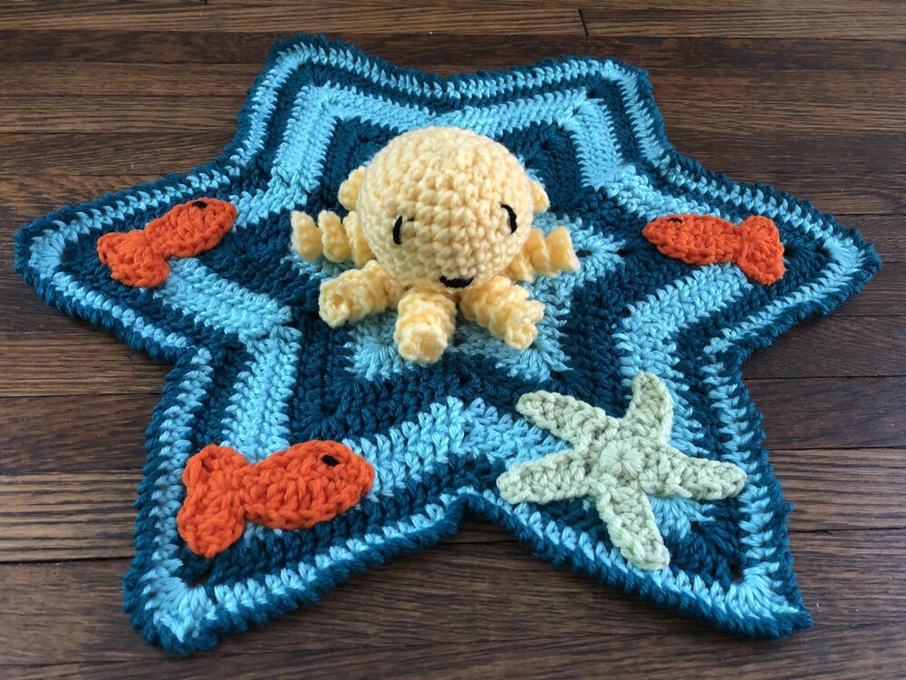 Octopus lovey crochet pattern