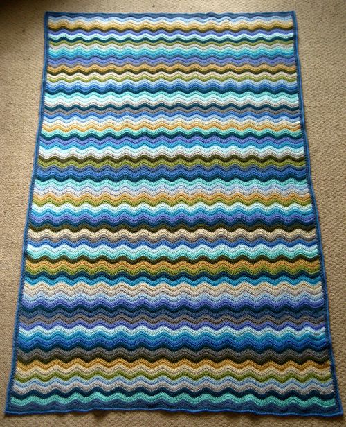 Attic 24 ripple blanket