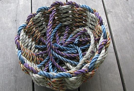 How to make a lobster rope basket