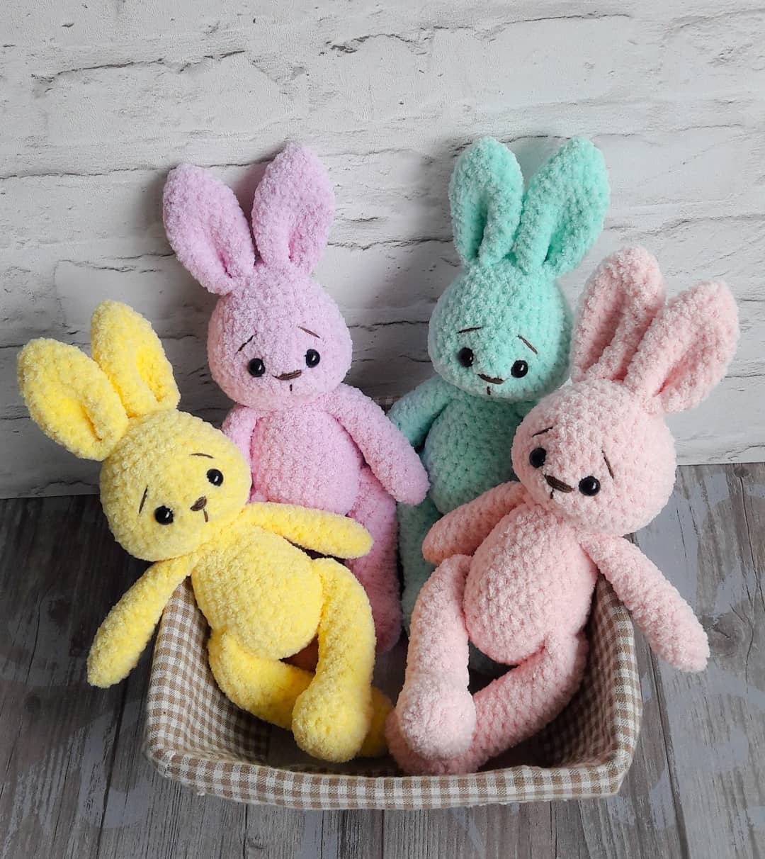 Crochet stuffed bunny