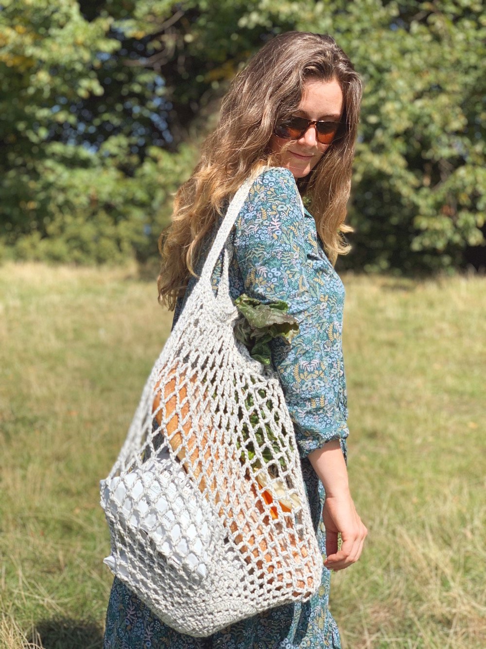 Crochet farmer's market bag » Weave Crochet