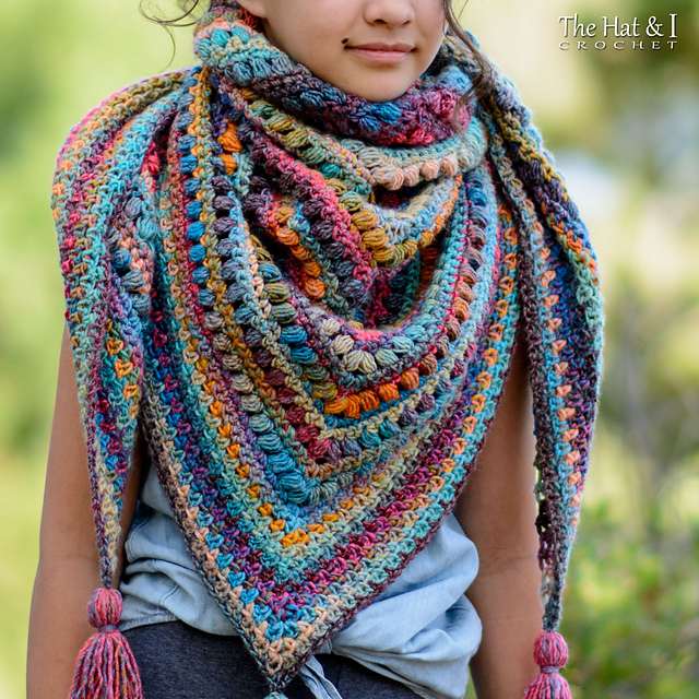 Boho shawl pattern