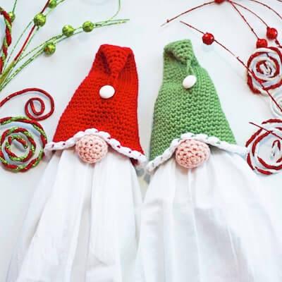 Crochet Gnome Towel Topper Patten By Nana’s Crafty Home